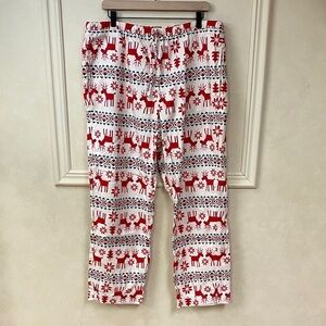 Hannah Andersson Deer Dear Holiday Flannel Pajama Pants